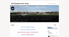 Desktop Screenshot of chestercivictrust.org.uk