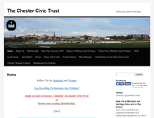 Tablet Screenshot of chestercivictrust.org.uk